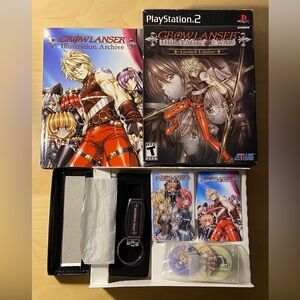 Growlanser Illustration Archive Art Book & Incomplete Limited Edition Accesories